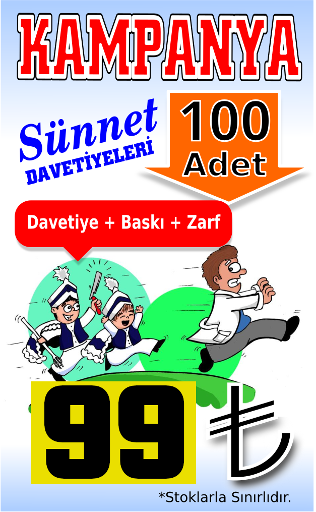 Sünnet Davetiyelerinde Müthiş Kampanya